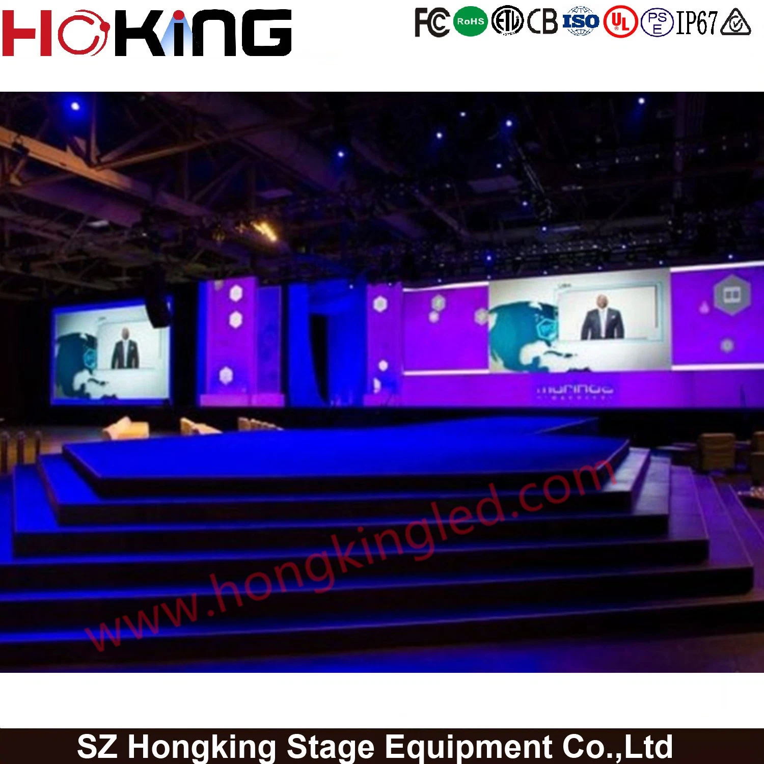 Easy Installation Indoor P2.97 Rental LED Screen for Show