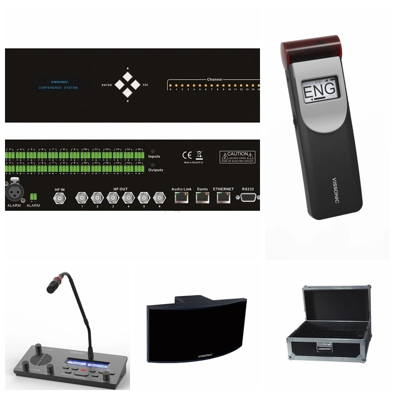 Digital IR Language Distribution System 64 Channels Interpreter Unit