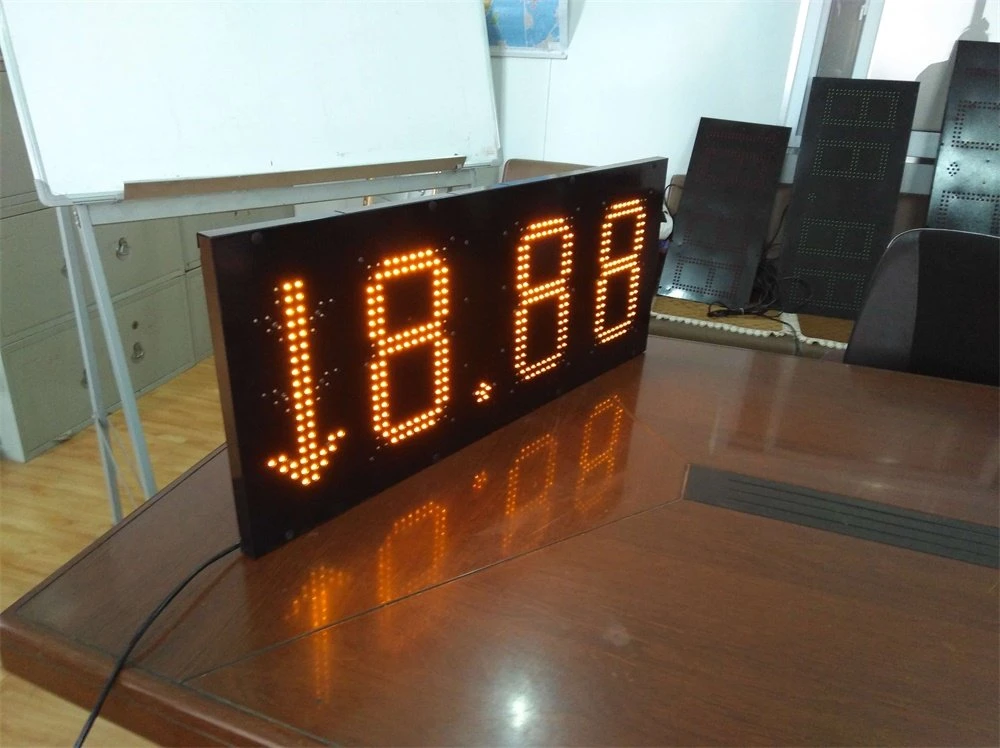 LED Digital Board to Display The Price of Oil in Oil Station