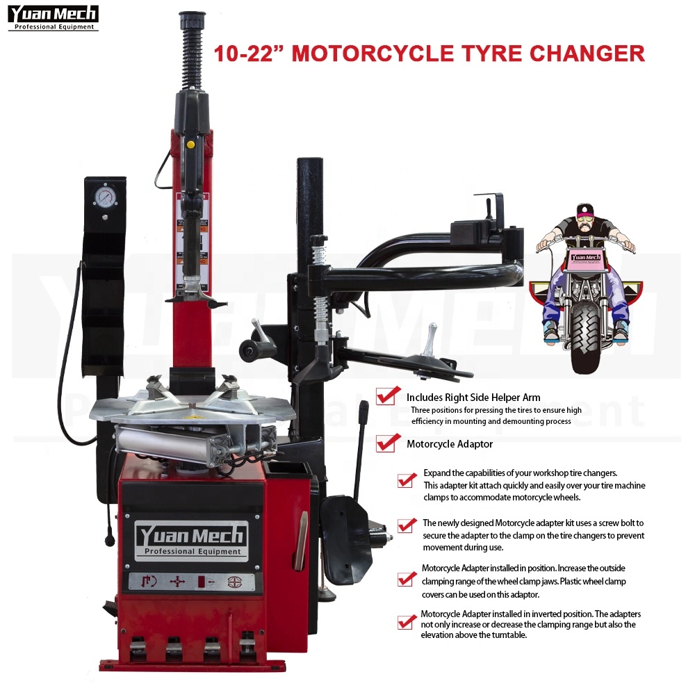 Tilt Back Motorcycle Tyre Changer Machine for Garage Equipment