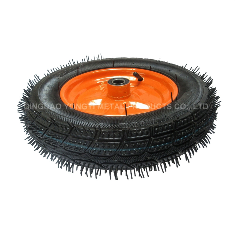 13-Inch 4.10/3.50-6 Tubeless Pneumatic Rubber Wheel Wheelbarrow Wheels