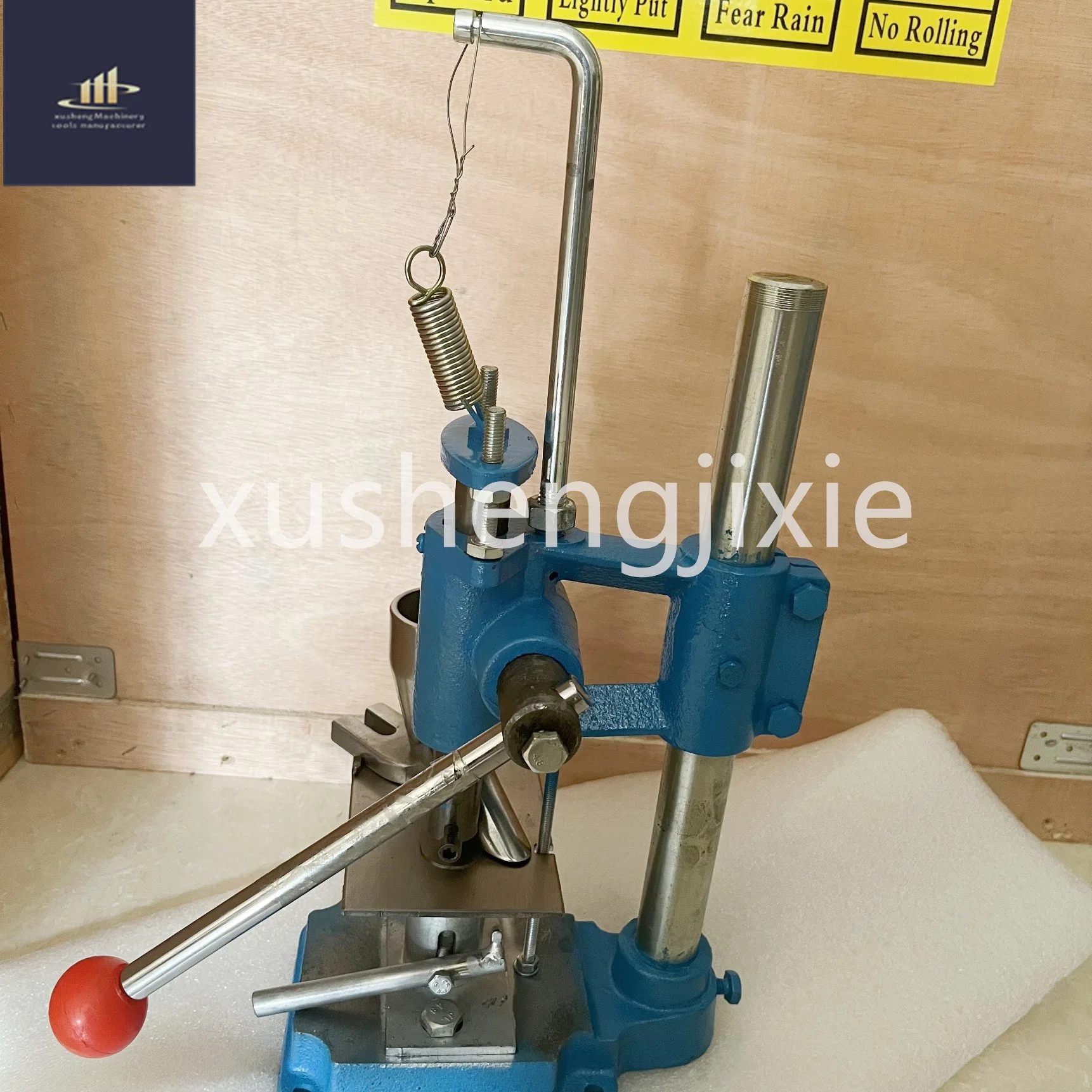 Blue Tdp0 Single Punch Tablet Press Machine Pill Maker Pill Press Machine Suitable for Laboratory Test and Small-Scale Production