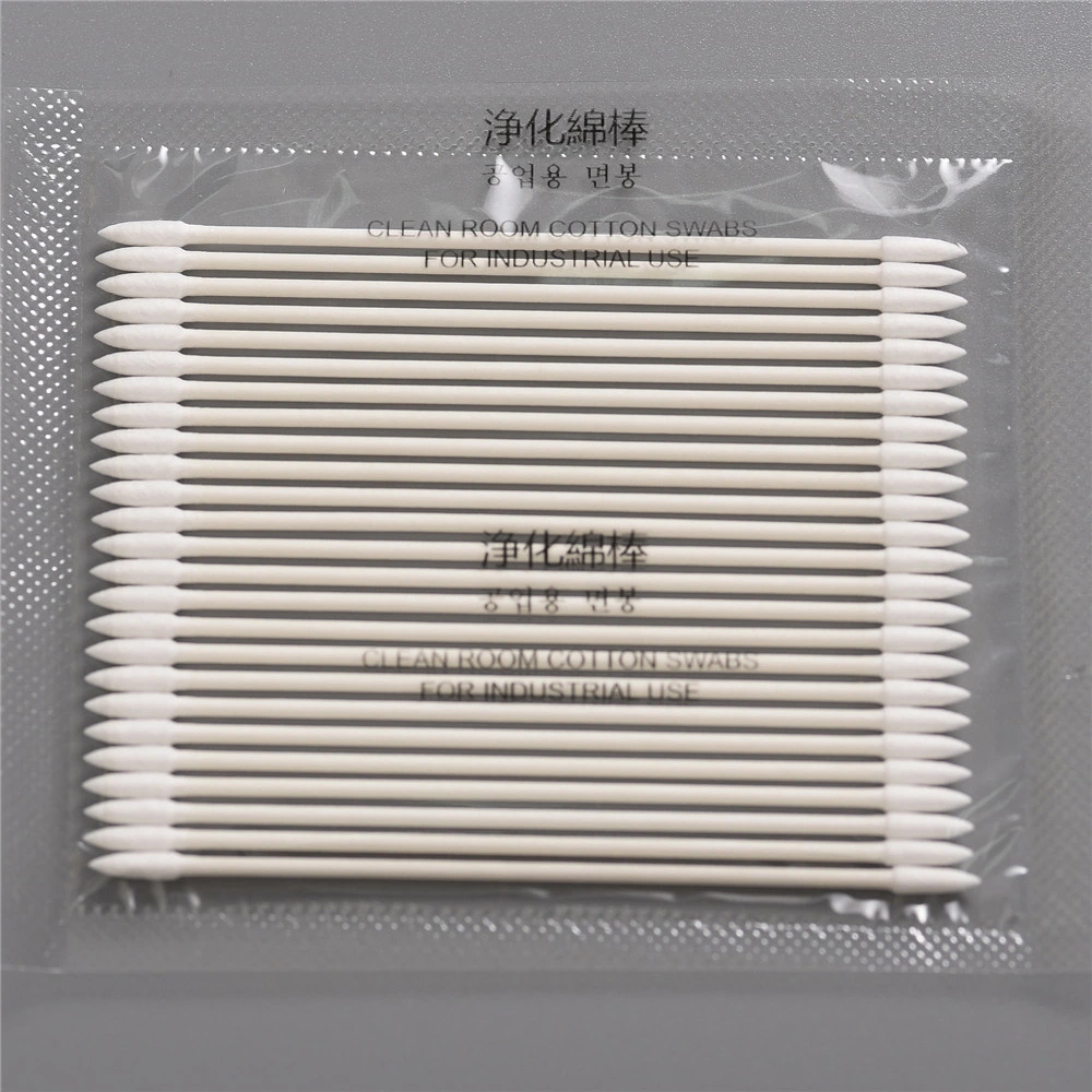 Disposable Dust Free ESD Dacron Cleanroom Swab for Semiconductor