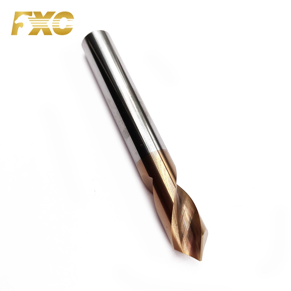 1-20mm Solid Carbide HRC55 90A Spot Drilling Bits for Cutting Steel