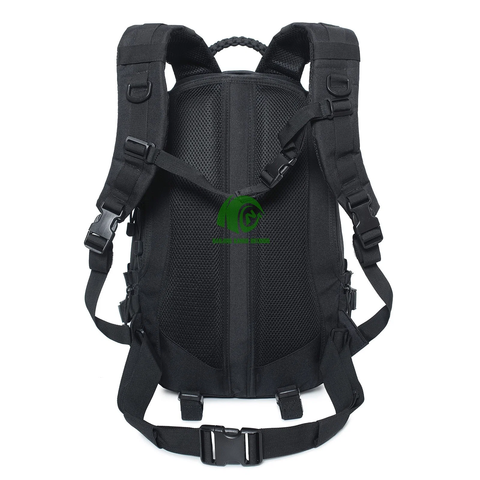 Kango al aire libre Gran capacidad Mochila impermeable cuero Canvas Viajes Montañismo Mochila estilo militar camping