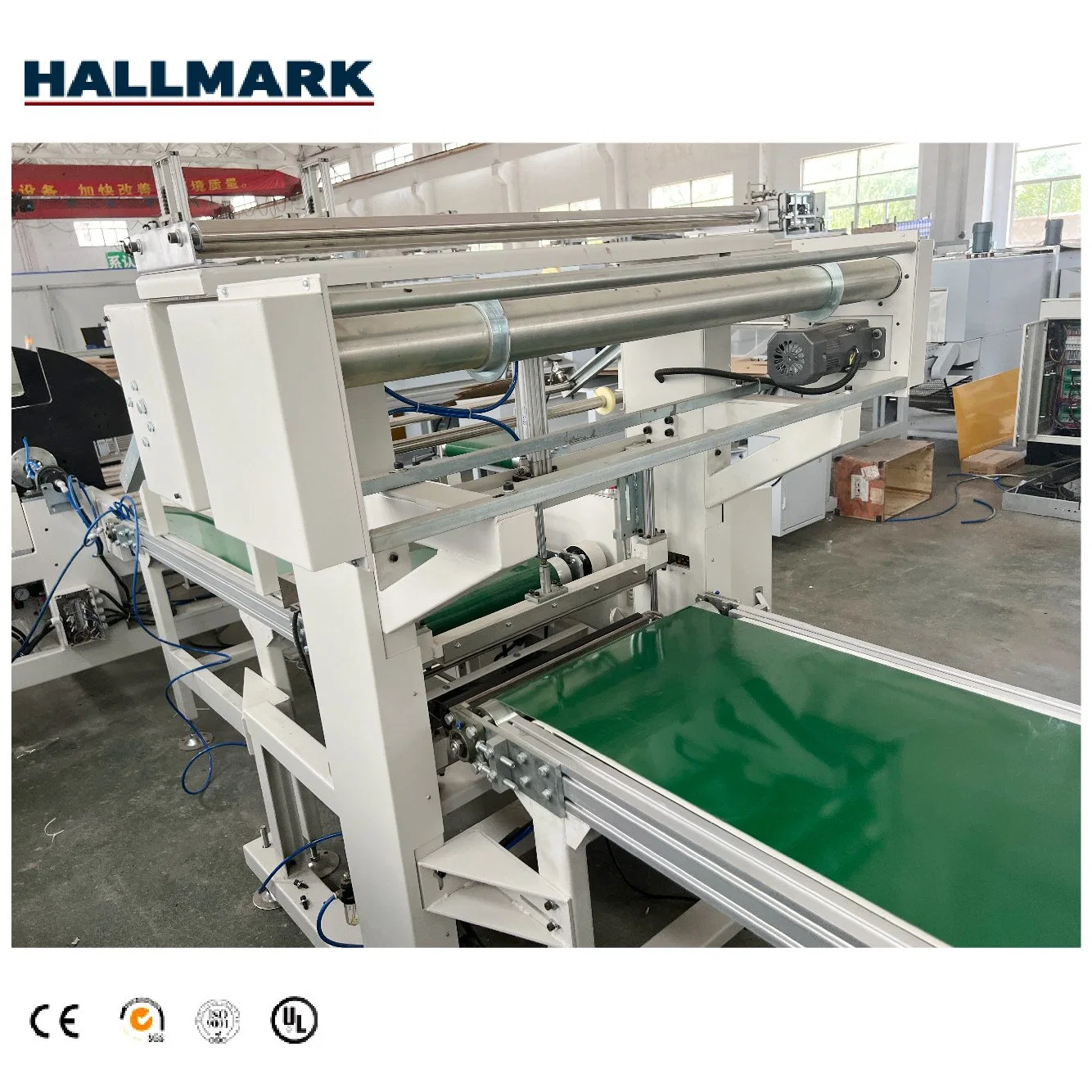 Hallmark Speed Adjustable Automatic Packing Machine for Lamiante Flooring Production Line