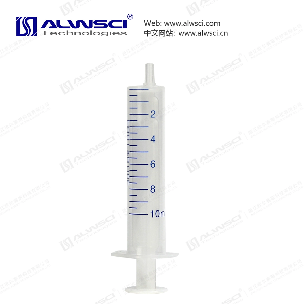 10ml Disposable Chromatography Lab Syringe for HPLC Usage