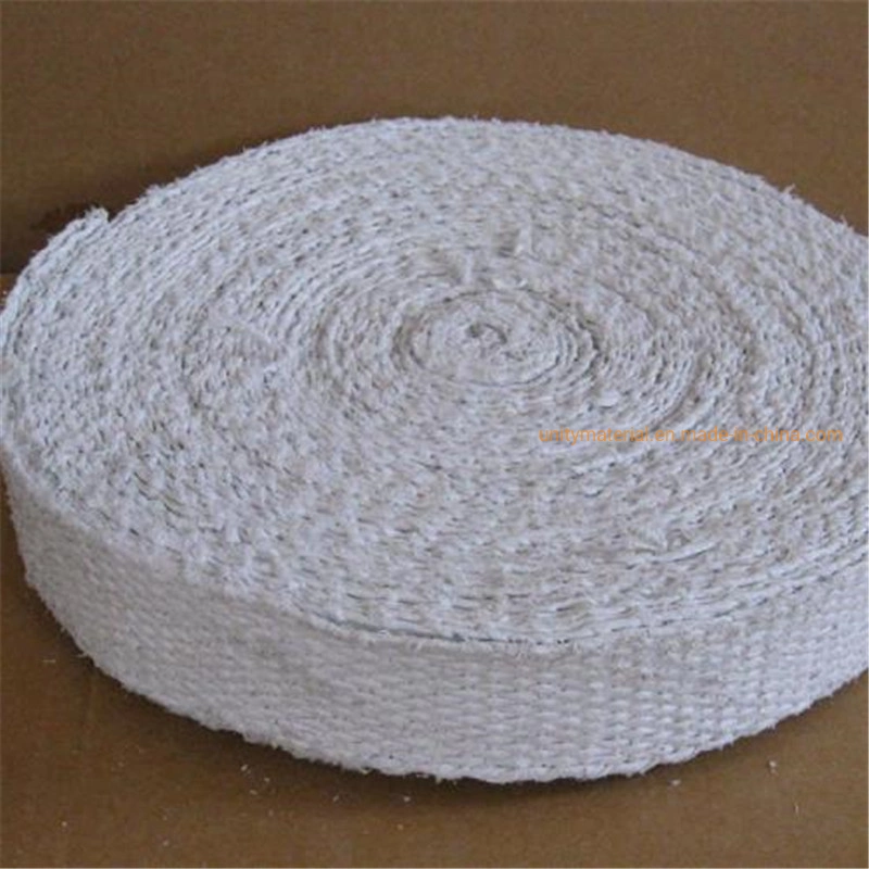 2mm 3mm 4mm Thick Industrial Oven 1000c Steam Pipe Thermal Insulation Ceramic Fiber Tape for Furnace Oven Kiln Fire Door Sealing with Mineral Fibre Wool