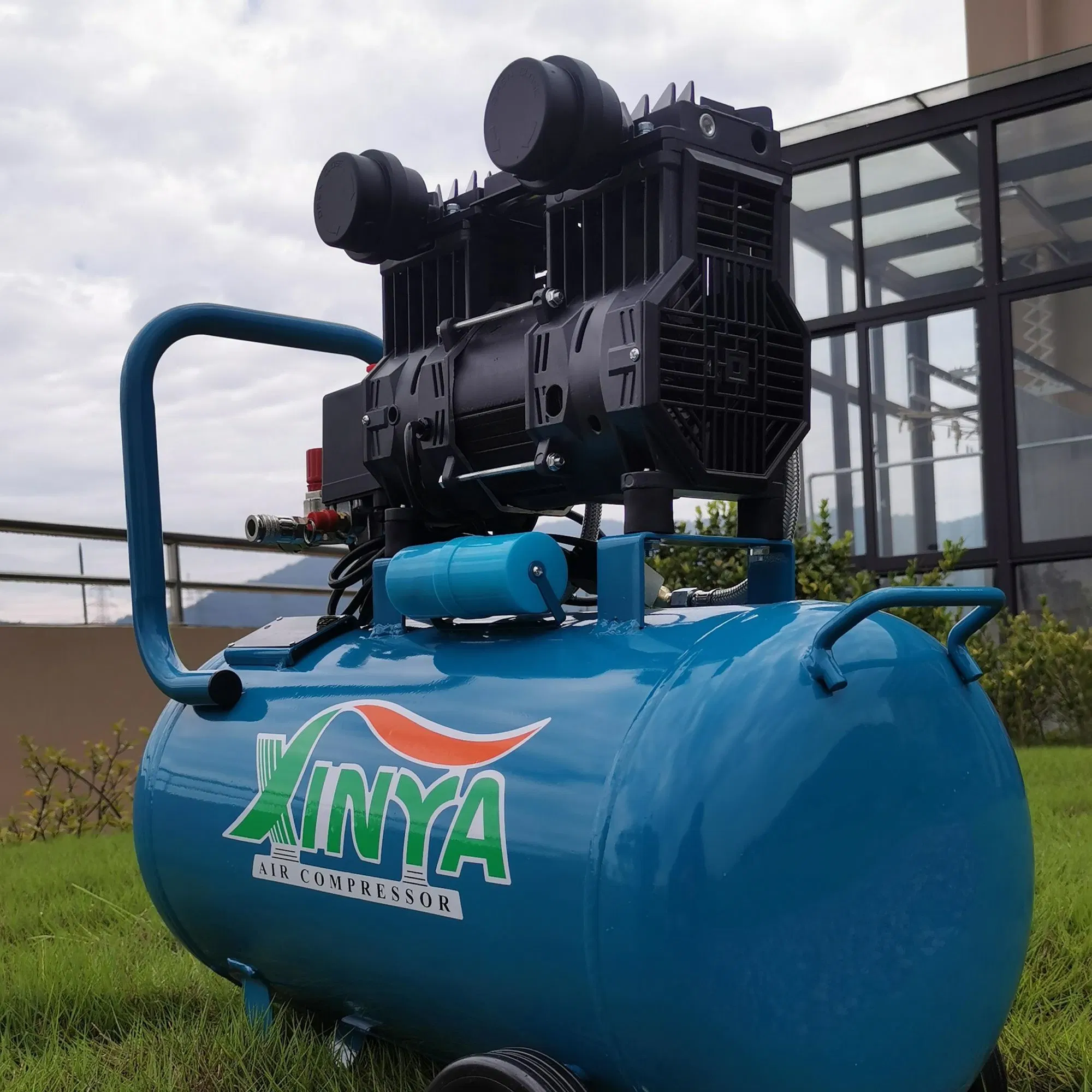 Xinya 25L 6 galón No-Oil bomba simple portátil eléctrico compresor de aire