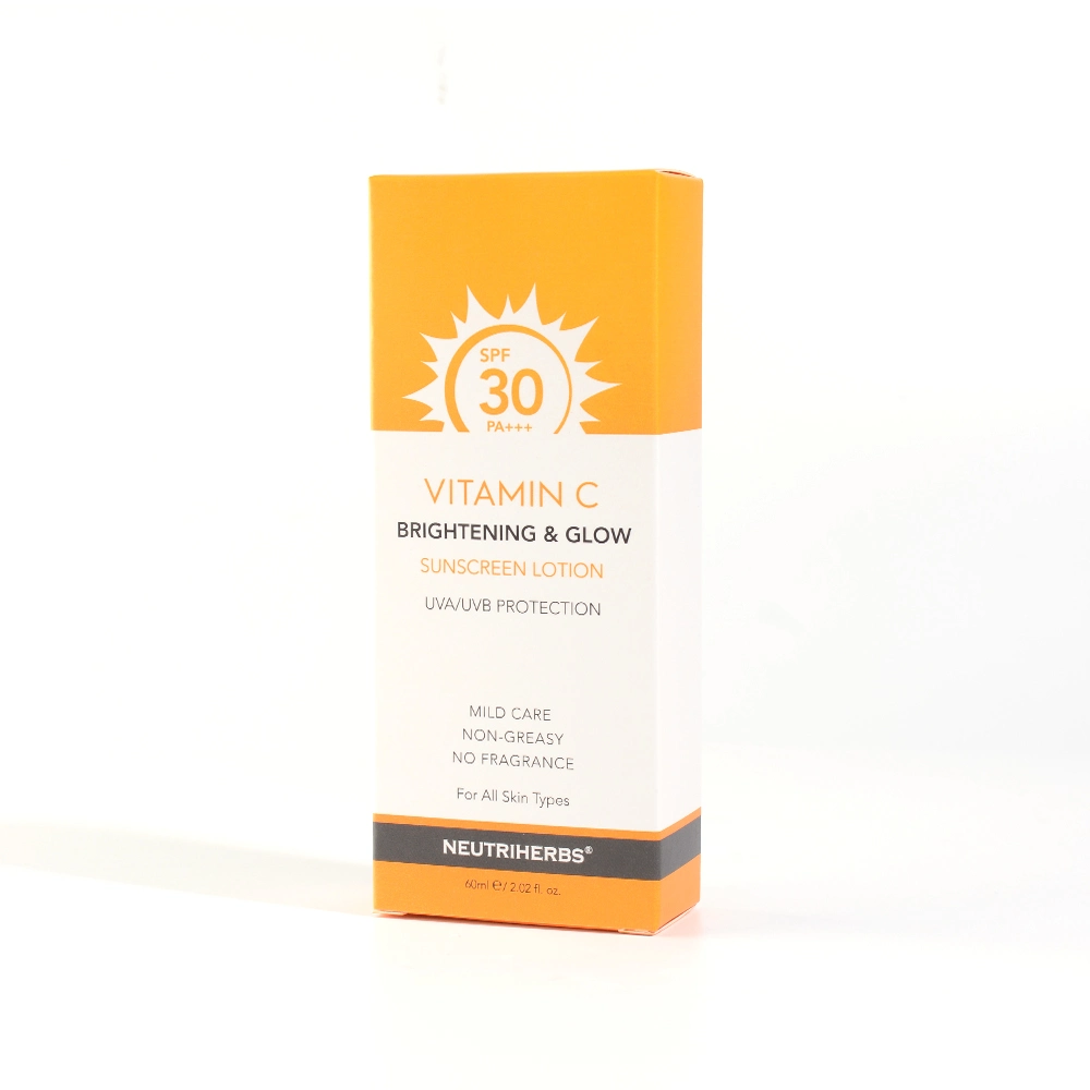 OEM/ODM Custom Natural Organic UV Protection Facial Body Sunscreen Lotion SPF 30