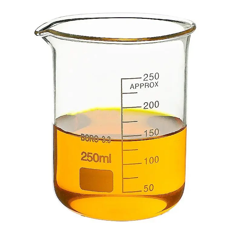 Vaso de vidrio de medición 200ml vaso de precipitados de forma baja vaso de borosilicato