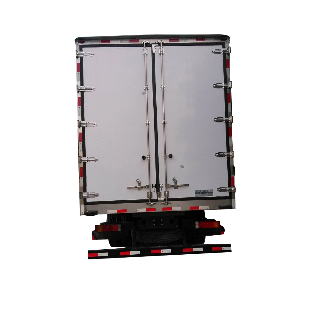 XPS/PU Insulation Rear and Customized Side Door Checker/T Floor Truck Refrigerated Body