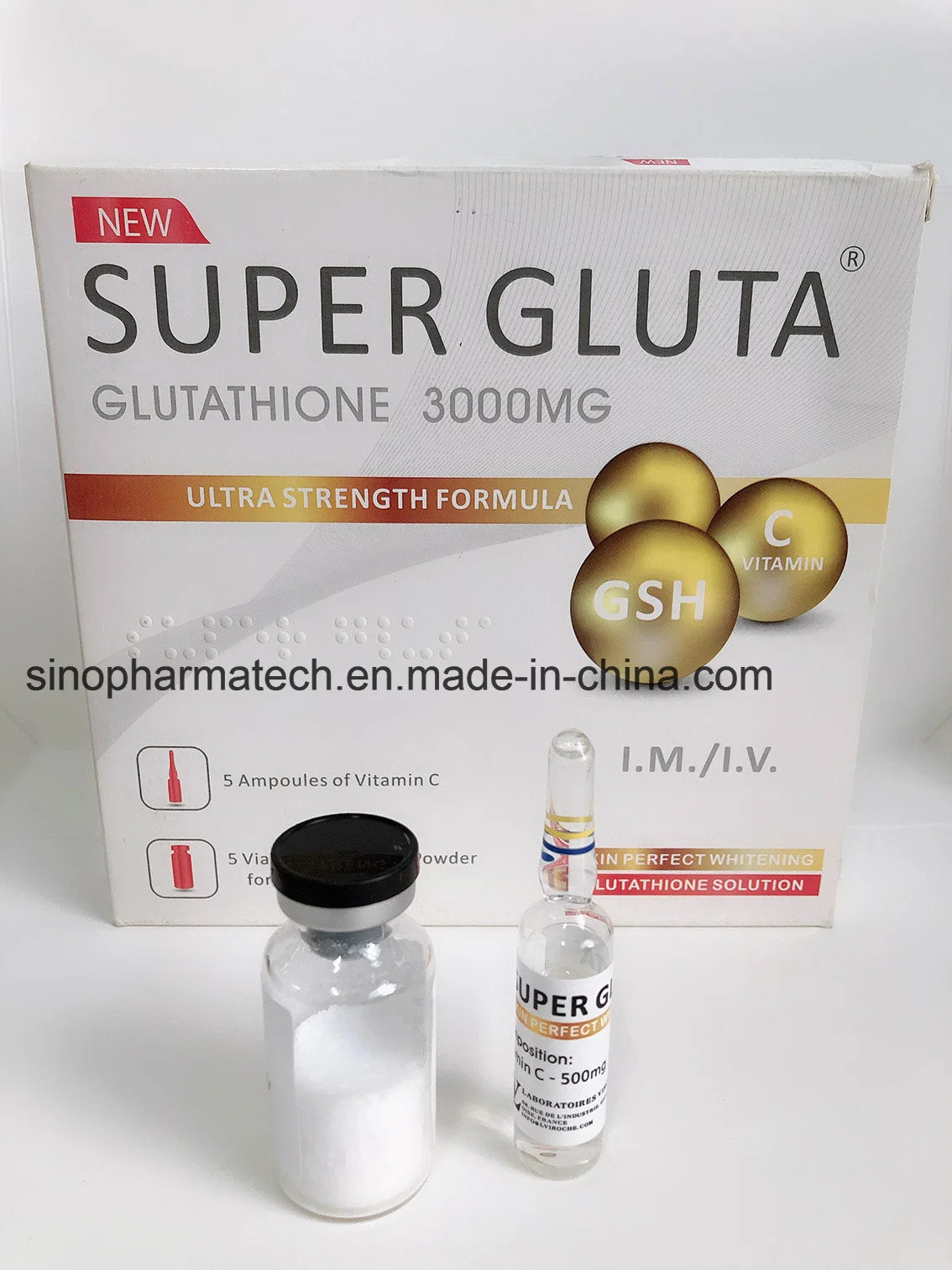 Inyección de Glutatión Reducido con Vitamina C para Aclarar la Piel