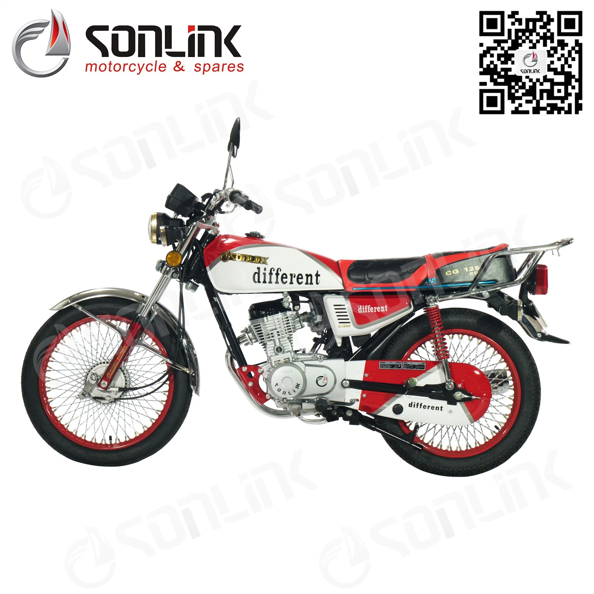 125cc 150cc 200cc Afghan Coloration Cg Model Manned 125cc Motorcycle/150cc Motorbike/ 200cc Motor Cycle (SL150-C)