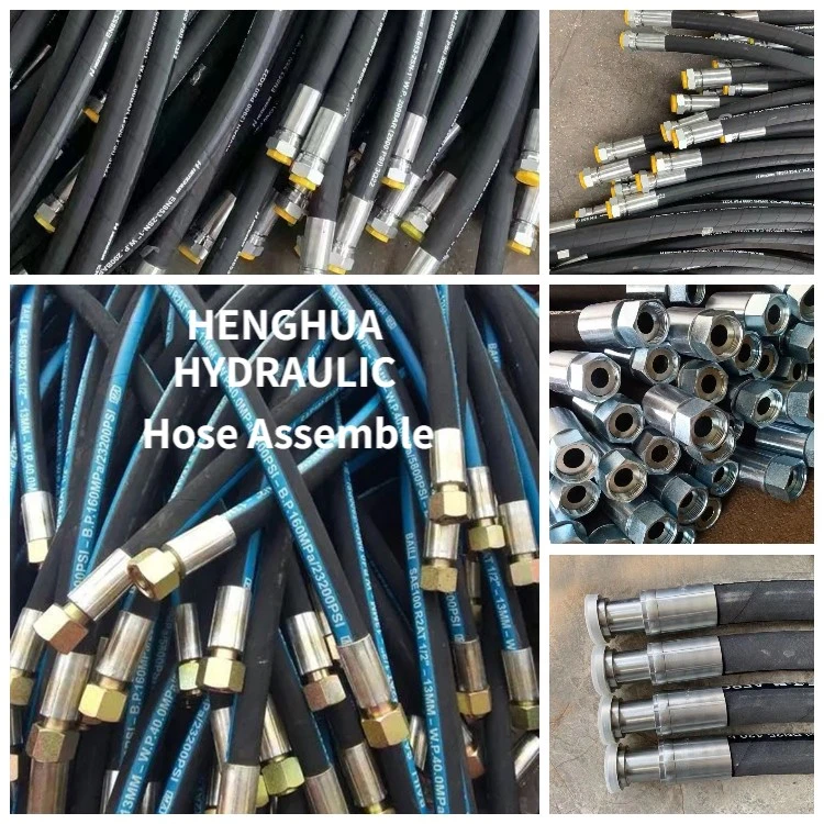 Factory Direct Sales Oil High Pressure Rubber Hose Chemical Hydraulic Rubber Hose