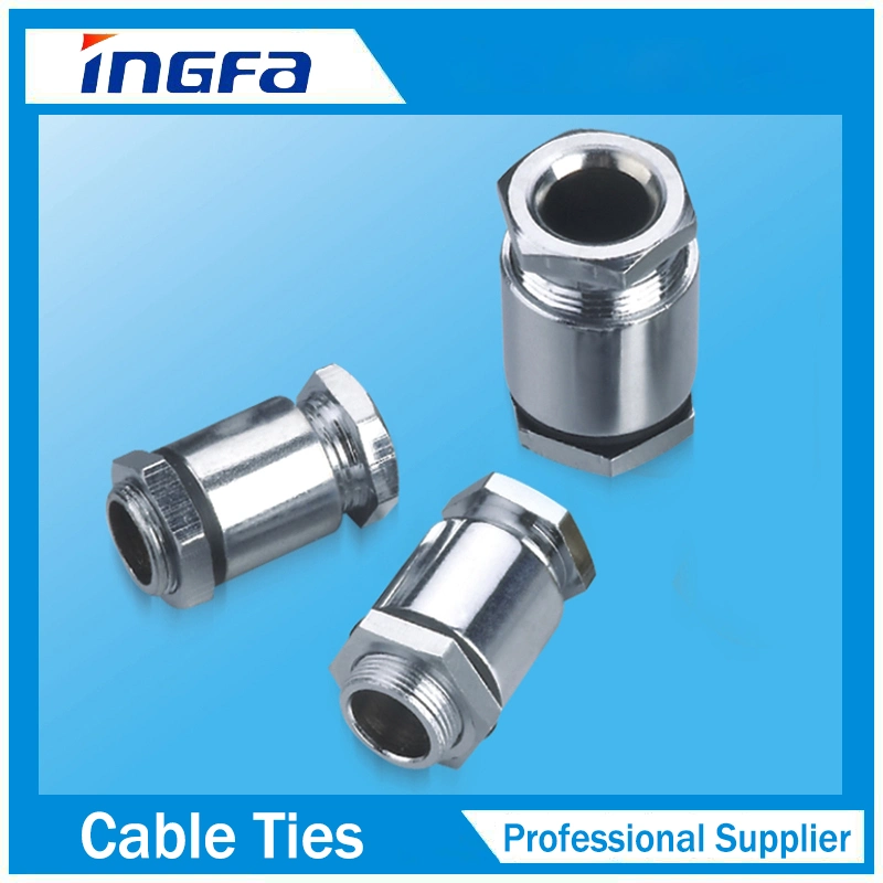 IP68 Waterproof Metal Cable Glands with Nut