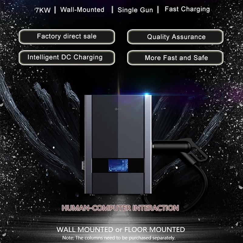 CCS Chademo Ocpp 1.6 7kw 11kw 22kw EV Cargador DC la carga Montón con pantalla LED TIPO 2 Wallbox Evse Tuya Smart EV cargador