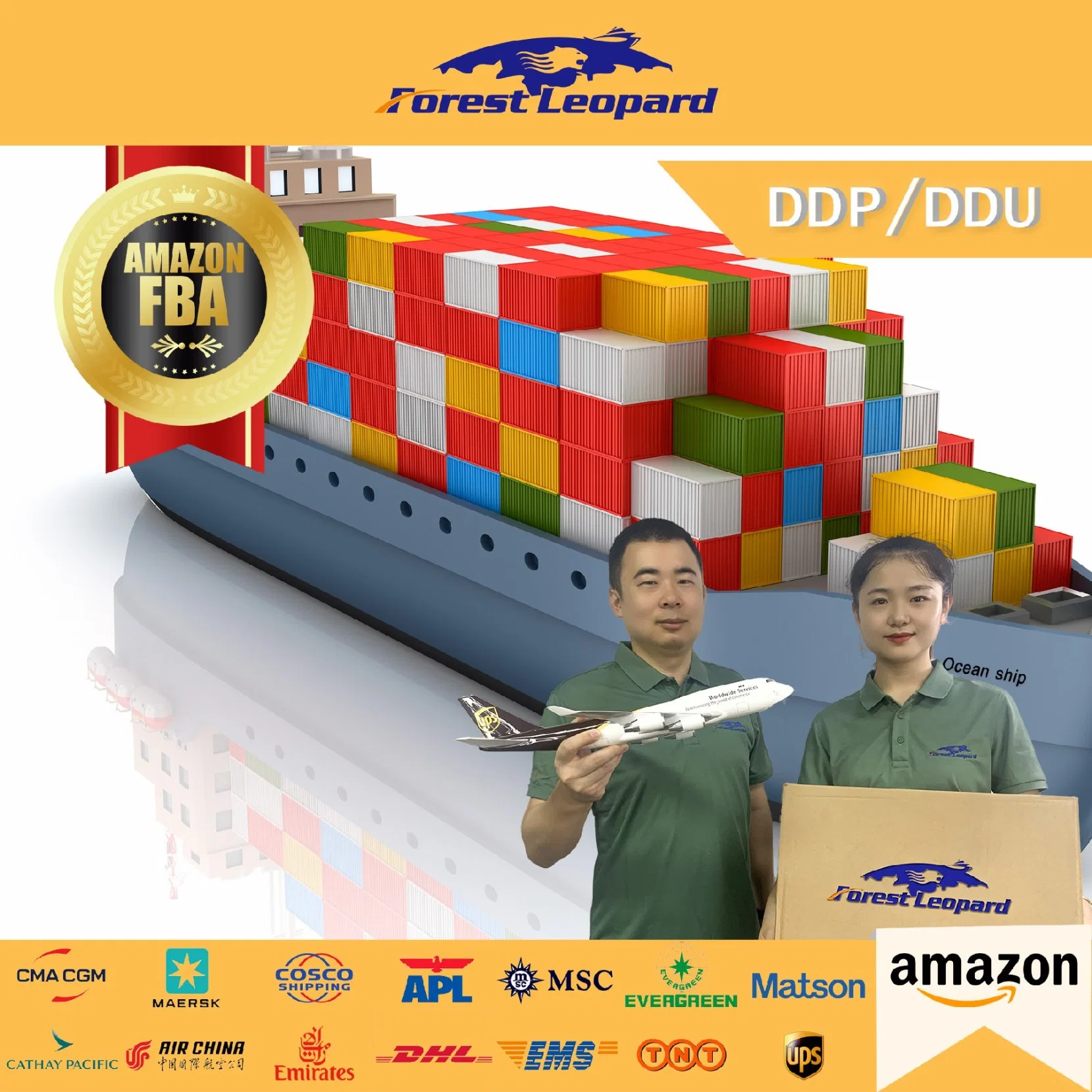 Check DDP Logistics Service Rate Cago Freight Forwarder Shipping Agent China to USA UK Germany Australia Canada France Italy EU