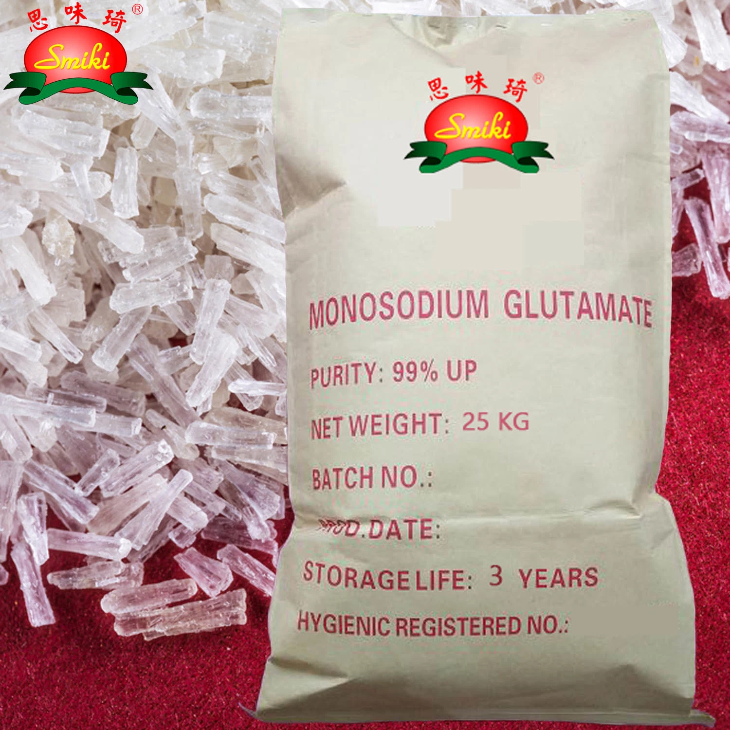 25kg Monosodium Glutamate/Msg with OEM Service