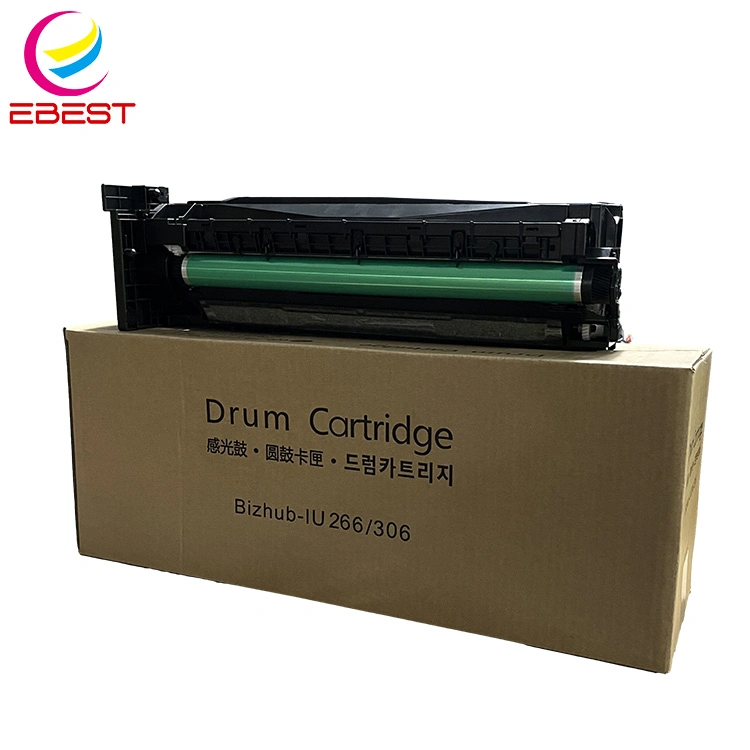 متوافق مع Ebest مع شركة Konica Minolta IU-266 Iu266 Drum Cartridge Bizhub 266 306 Aurora Ad268 308 وحدة أسطوانة الطابعة الناسخة