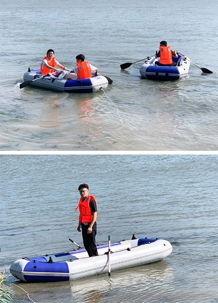 300*136cm latte gonflable Bateau de pêche de fond pour 4-5 personnes sur l'eau moteur hors bord de radeaux de sport à la vente de l'expédition personnalisés de soutien