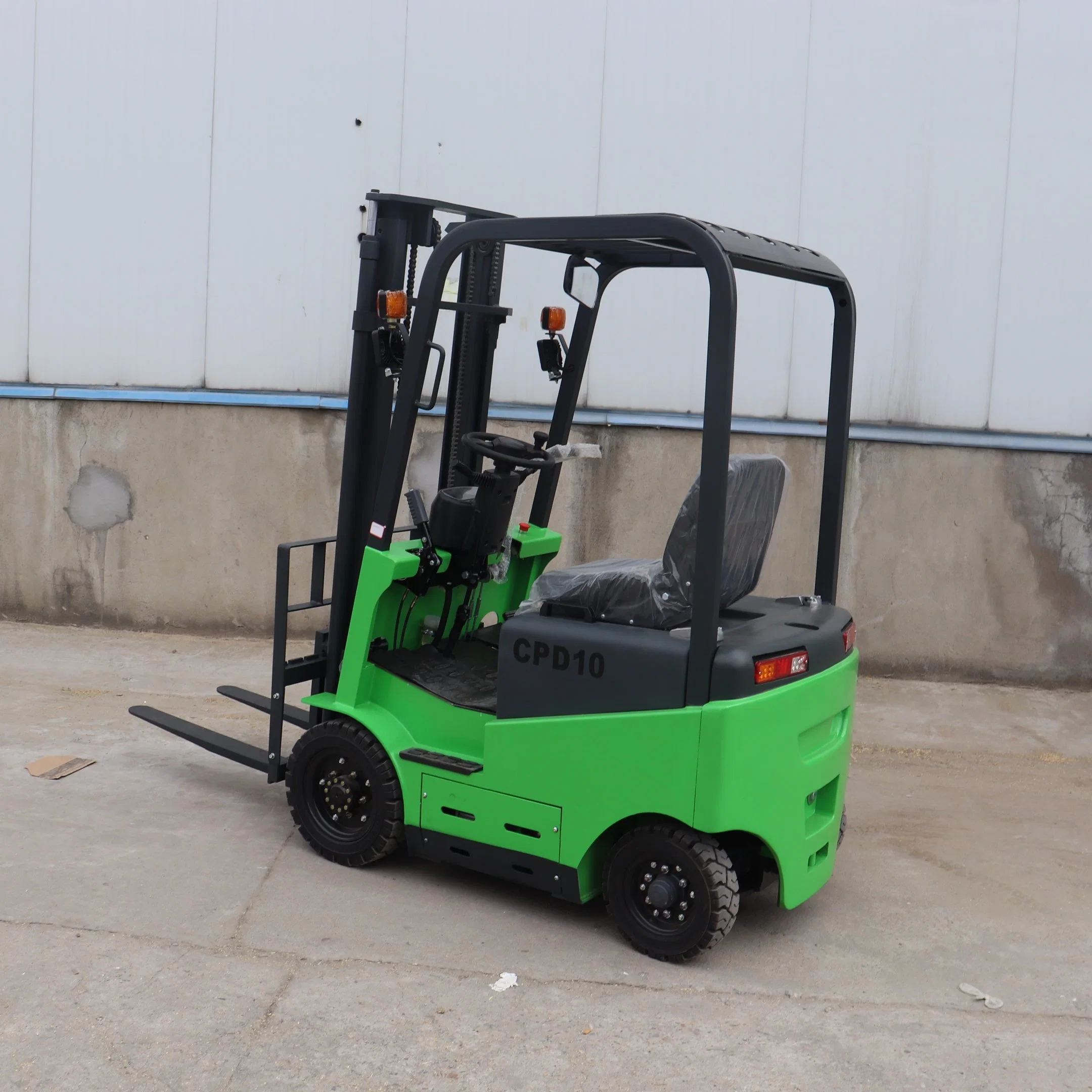 1ton 1000kg Lifting Height 5000mm 5m Four Wheel Battery Operated Mini Electric Forklift Equipment