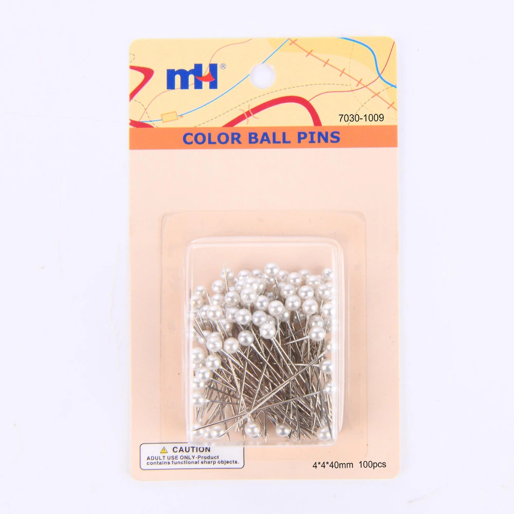 White Ball Pins Peal Round Head Tacks for Daily Sewing and DIY Crafts