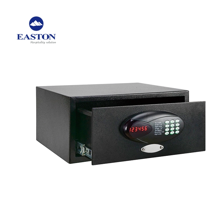 Hotel Metal Black Security Commercial Safe Box with LED Light