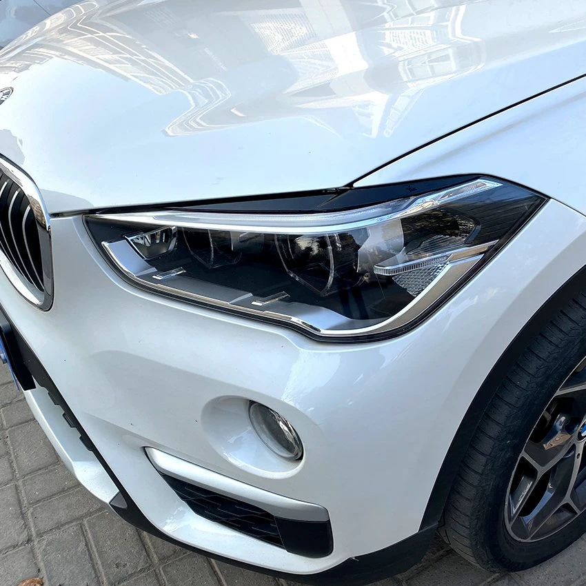 En Plástico ABS de BMW X1 F48 2015+ Faro cejas.