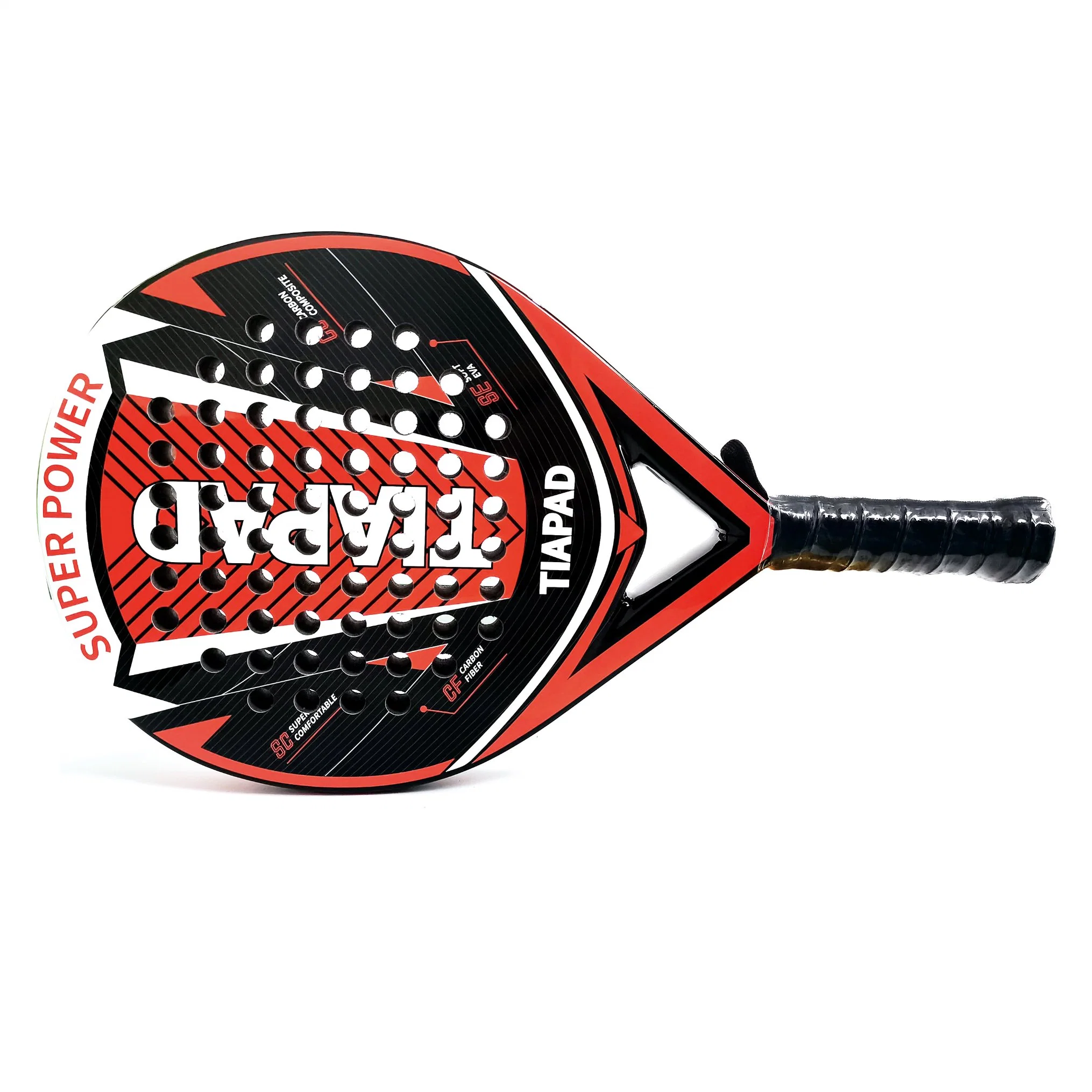 Tennis Racket Paddle Approved Professional Outdoor Sports Carbon Fiber Paddle Racket Sporting Goods Glass Fiber