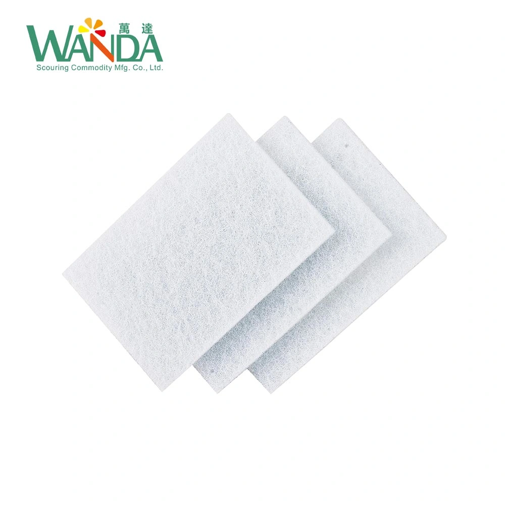 Non-Abrasive Scouring Pad Cleaning Product for Glass Cleaning