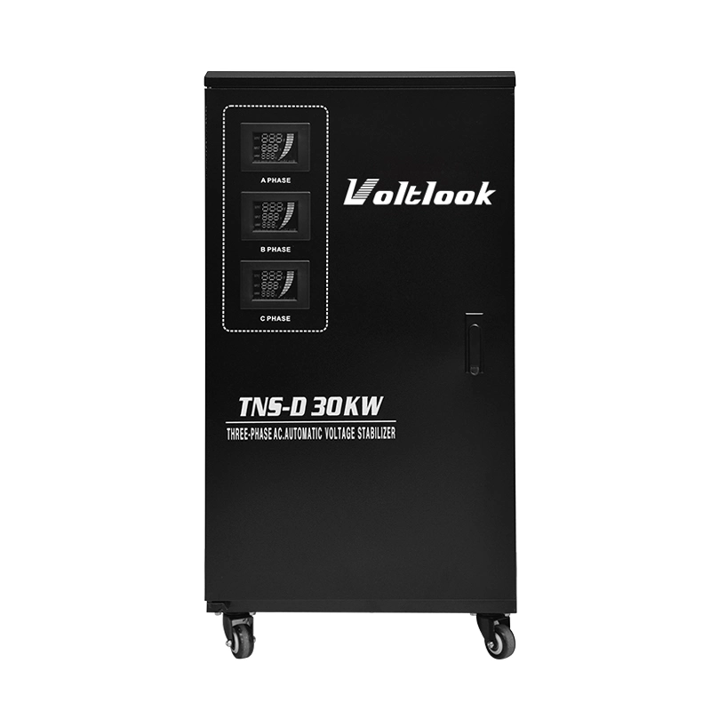 TNS 380V 3phase 30kVA Automatische Kompensation Spannungsstabilisator für Lift Rolltreppe Für Aufzüge