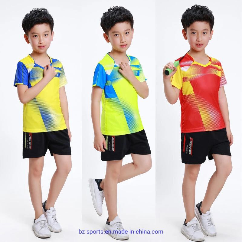 Breathable Table Tennis T Shirts Running T-Shirt Fitness Clothing for Kids