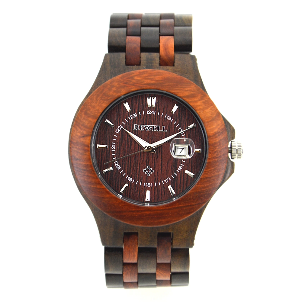 High Quality Men Wood Watches Sandalwood Custom Logo with Private Label Watch Jewelry Timepiece