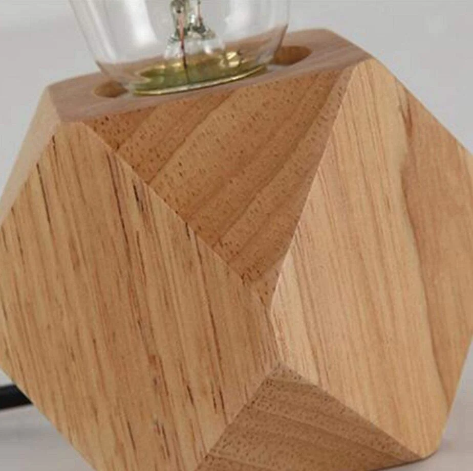 Grenzüberschreitende Kleine Lampe Schüler Augenpflege Kinder Lernen Mini Holz Deko-Nachttischlampe Für Schlafzimmer