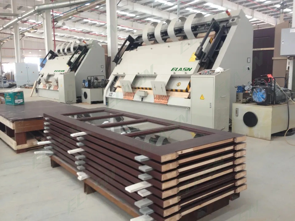 Wooden Frame Making Machine Single Corner Gluing Jointing High Frequency Press