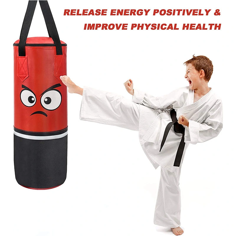 MMA Karate Taekwondo Kickboxing Training Kids Unfilled Boxing Heavy Punching Bag for Gifts Boys