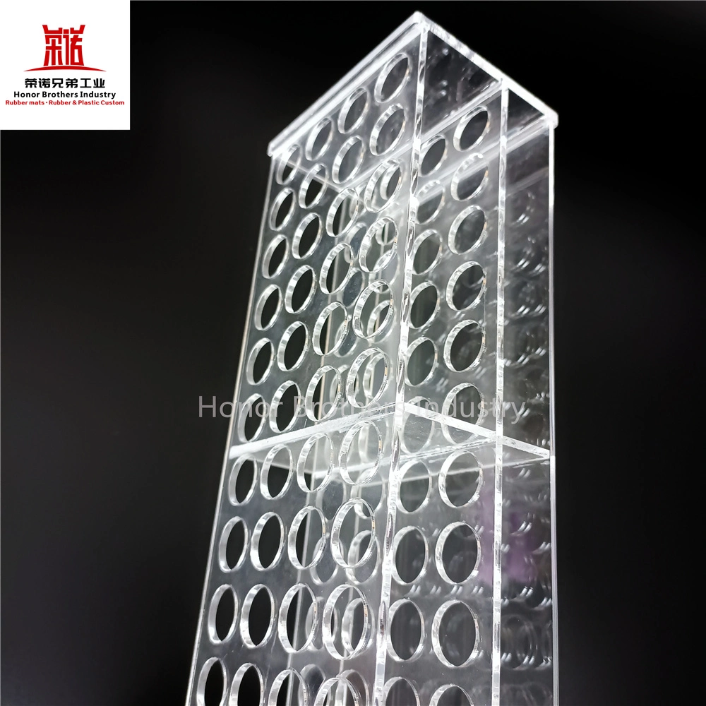 Test Tube Lab Ware Plexiglass Volumetric Bottle Rack Acrylic Dispensing Bottle Rack