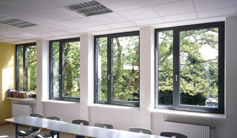 Haus Isolierung Fenster Modernes Design Doppelt Verglaste High Impact Casement Aluminiumfenster