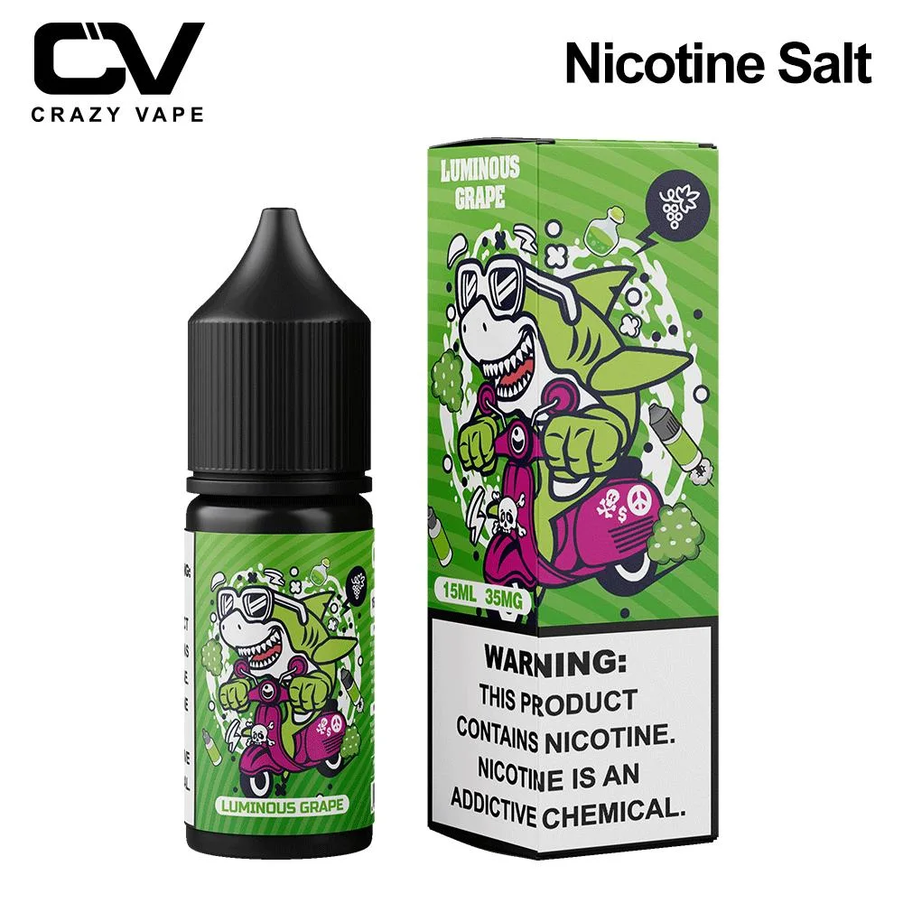 New Crazy Vape 15ml/35mg Eliquid Fruit Flavor Vape Juice for Electronic Cigarette