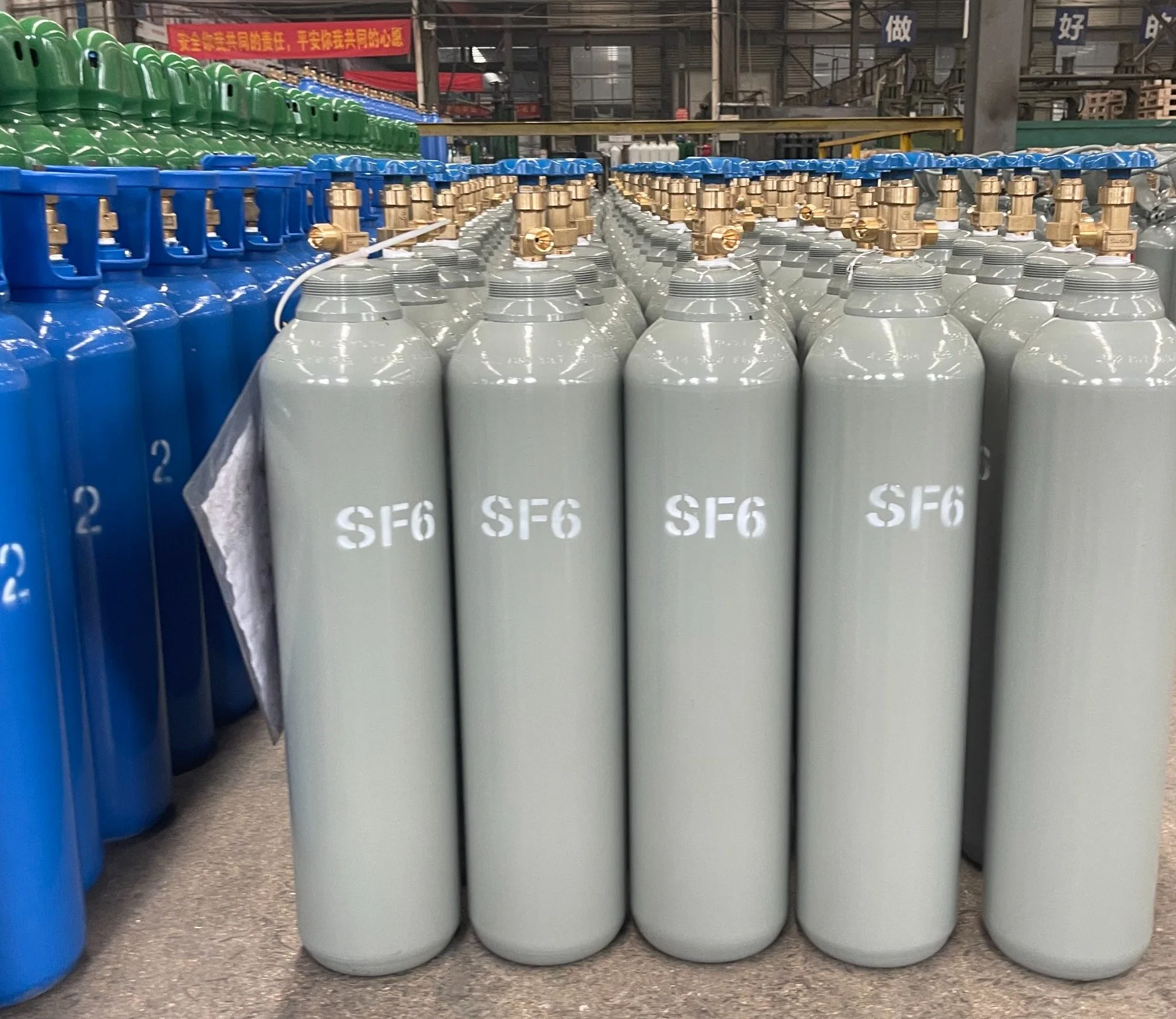 40L High Purity Sulfur Hexafluoride Sf6 Gas Cylinder