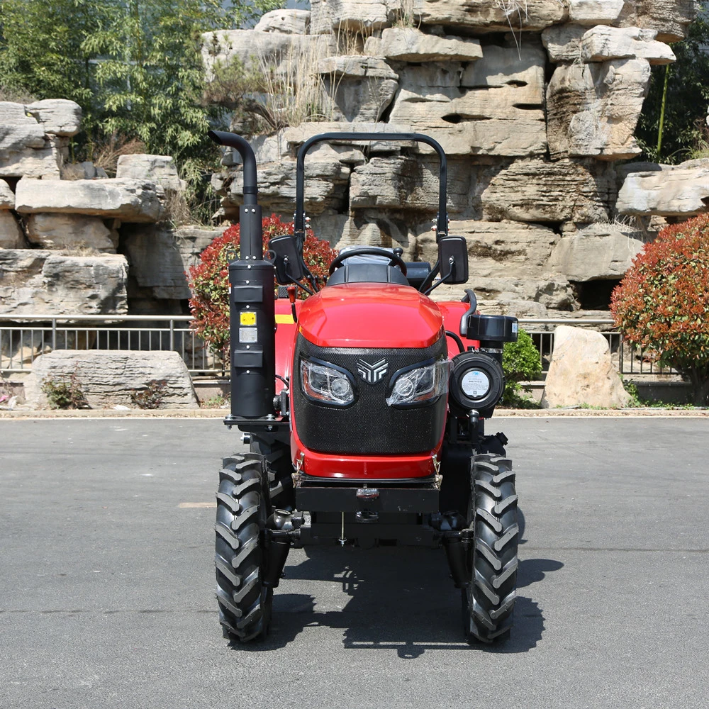 Trator de jardim 4WD 70HP CE Orchard trator de quatro rodas pequenas Tractor agrícola tractor de passeio Mini tractor para maquinaria agrícola