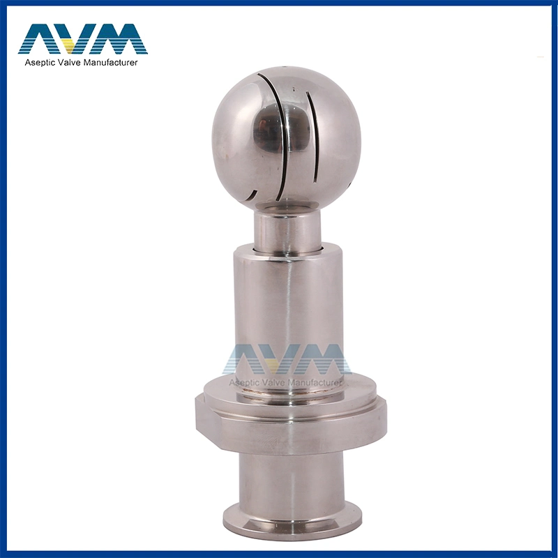 Stainless Steel Cleaning Ball Threaded Rotating CIP Spray Ball for Tank