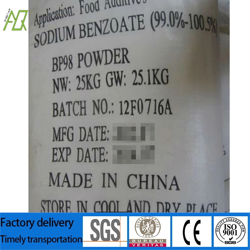 Food Preservatives Medicine Dyes Sodium Benzoate/Natriumbenzoat/Benzoic Acid Sodium Salt (RG) CAS No. 532-32-1 with Manufacturer Good Price