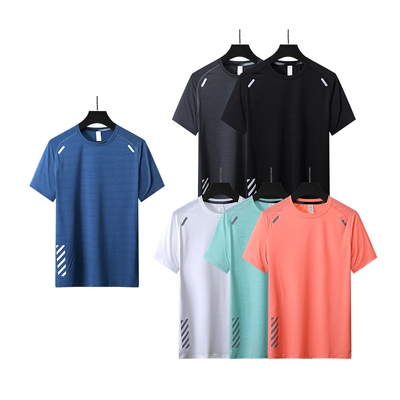 OEM Breathable Athletic Fitness Good Quality New Design Mens Workout Shirts Gym Top