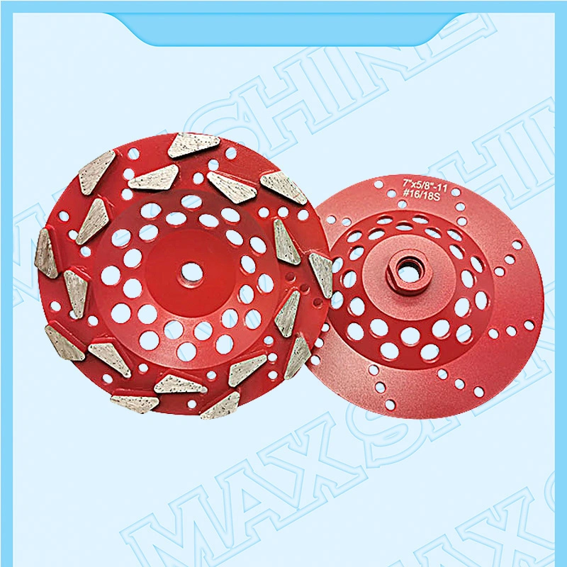 7 pulgadas Diamond Polishing Pad Herramientas abrasivas de hormigón Diamond Grinding Ruedas de copa