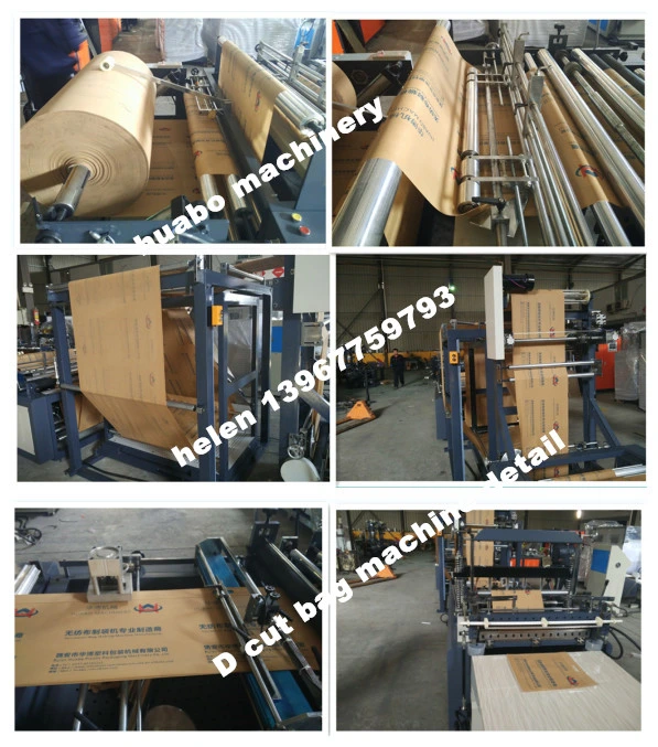 Non Woven D-Cut Bag Making Machine