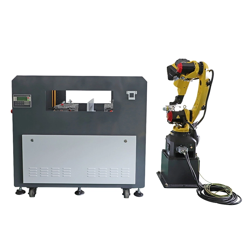 360 Degrees Red Color Metal Sheets Gluing Handling Welding Machine Laser MIG Welding Robot