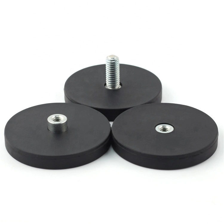 D66mm Rubber Coated Magnets Brackets for Offroad Mounting LED Light