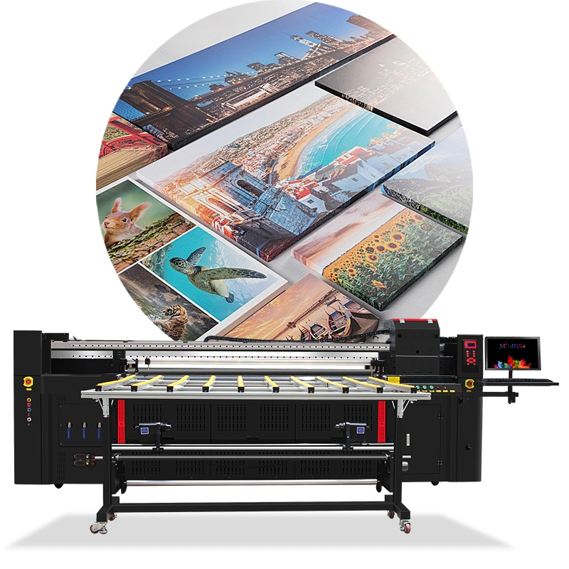 Fabrik Industrial Fast Digital Inkjet Breitformat Glas / Keramik / Kunststoff Flachbett UV Drucker